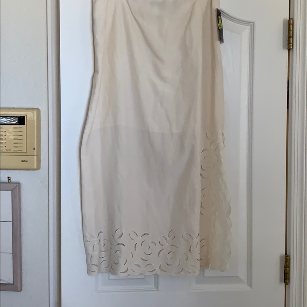 Vintage Dana Bachman silk linen blend skirt sz 14
